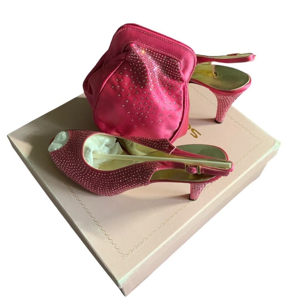 PALMERI PINK SHOE & BAG SET